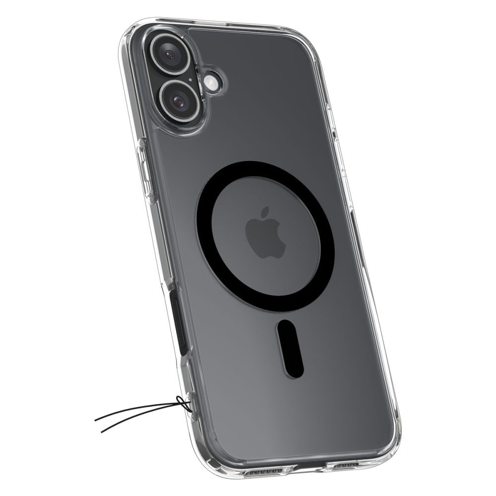 Custodia MagSafe per Apple iPhone 16, Spigen, Ultra Hybrid, Nera ACS08206