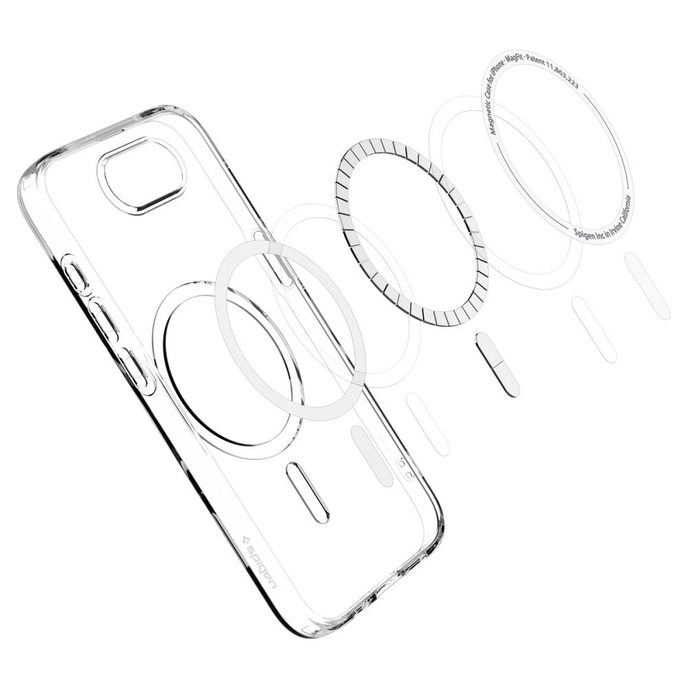 MagSafe Hülle für Apple iPhone 17e / 16e, Spigen, Liquid Crystal, Transparent