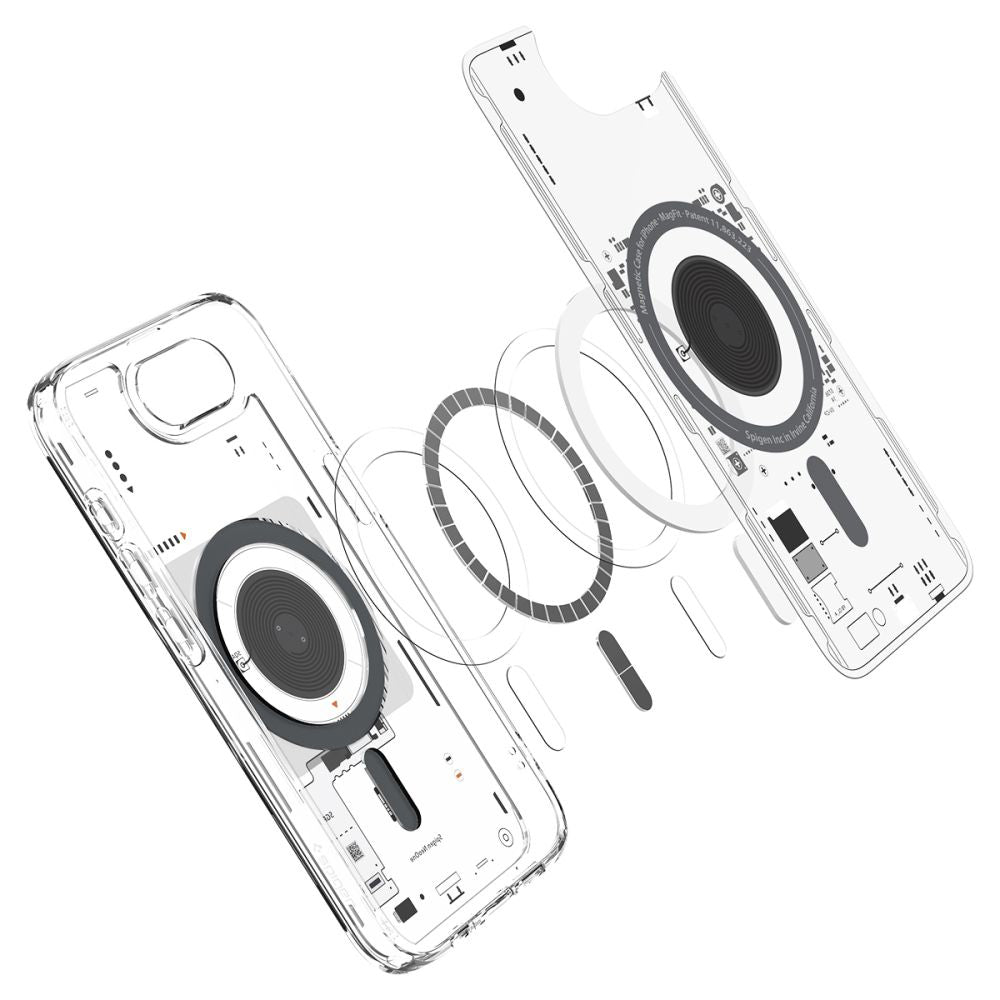 MagSafe Hülle für Apple iPhone 17e / 16e, Spigen, Ultra Hybrid Neo One, Transparent