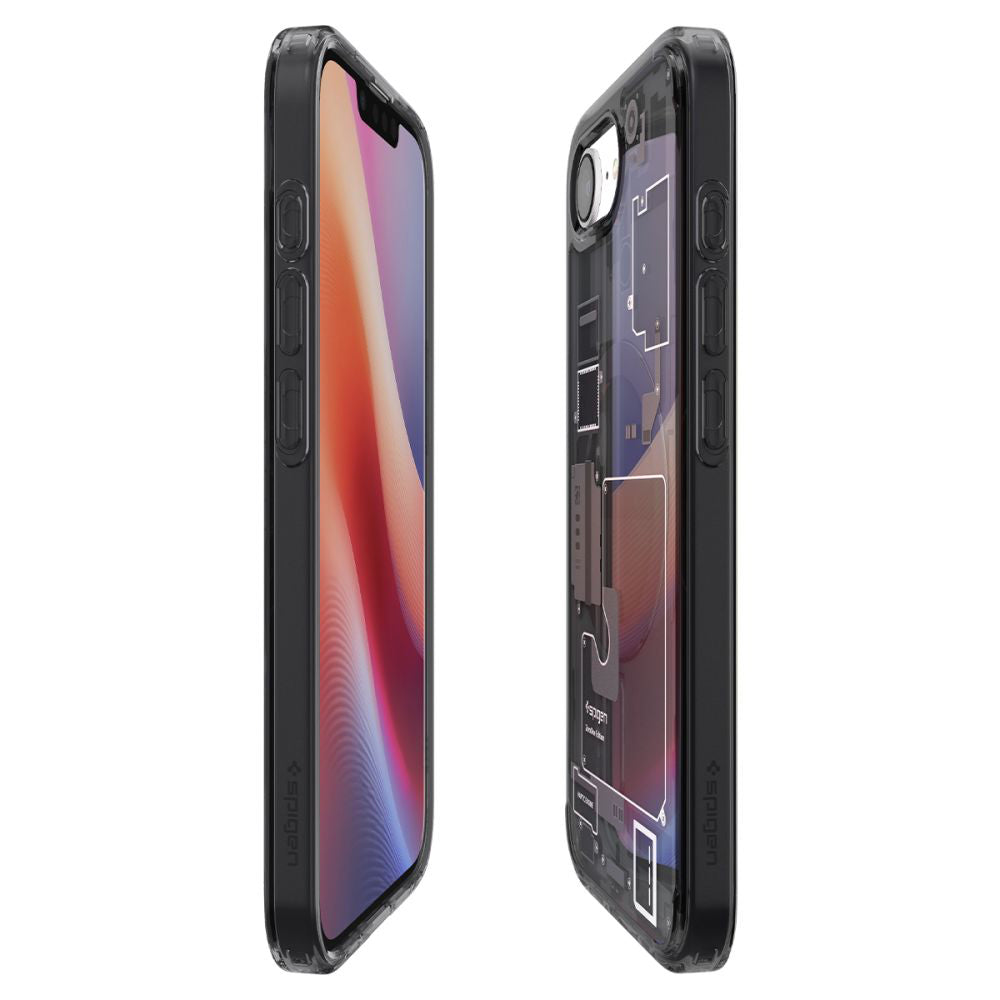 Coque MagSafe pour Apple iPhone 17e / 16e, Spigen, Ultra Hybrid Zero One, Noire