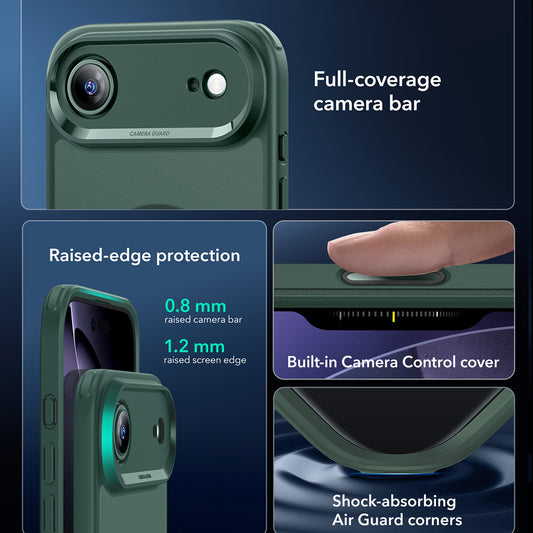 Custodia MagSafe per Apple iPhone 17 Air, ESR, Classic Hybrid, Verde Satinato