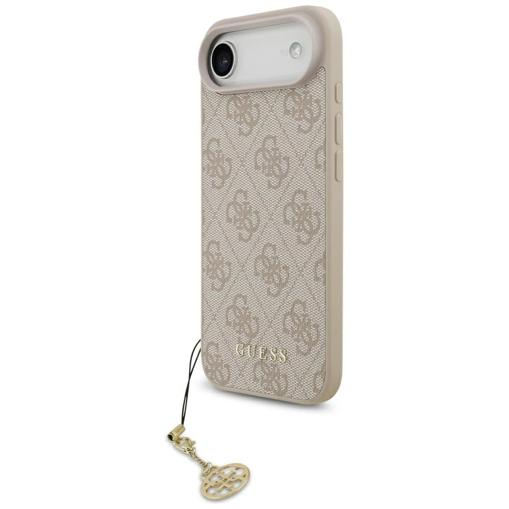 Custodia MagSafe per Apple iPhone 17 Air, Guess, 4G Charm Cradle, Rosa