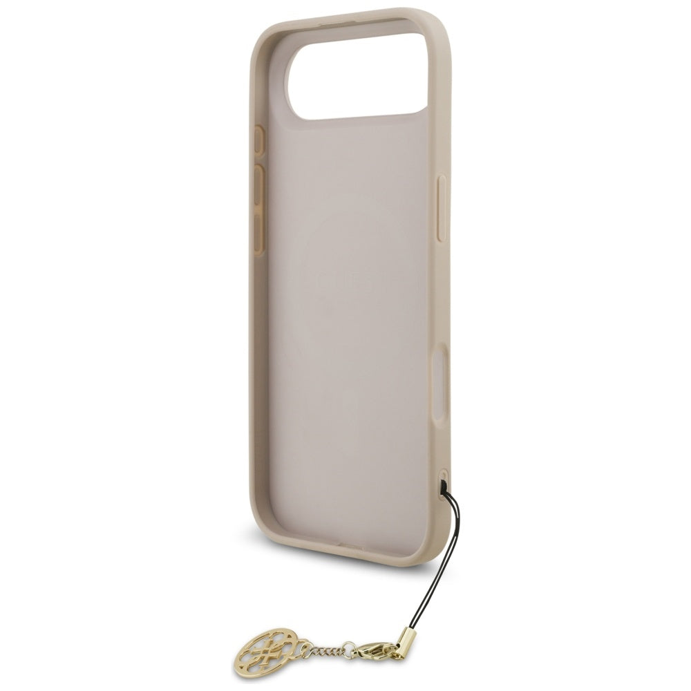 Custodia MagSafe per Apple iPhone 17 Air, Guess, 4G Charm Cradle, Rosa
