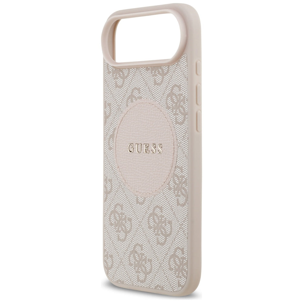 Custodia MagSafe per Apple iPhone 17 Air, Guess, 4G Circle Classic Logo, Rosa