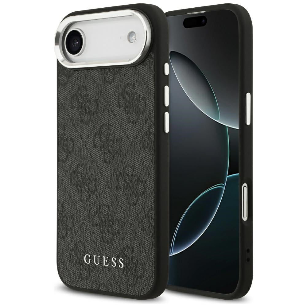 MagSafe Hülle für Apple iPhone 17 Air, Guess, 4G Classic Logo, Schwarz
