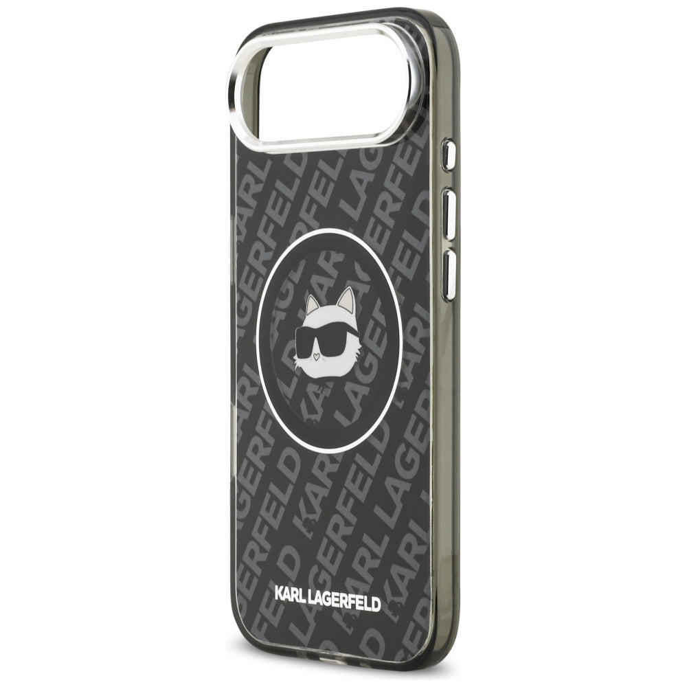 Housse MagSafe pour Apple iPhone 17 Air, Karl Lagerfeld, IML Choupette's Head, Noire
