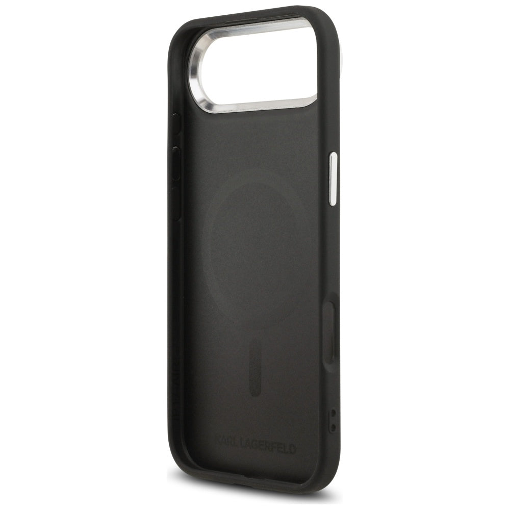 MagSafe Case for Apple iPhone 17 Air, Karl Lagerfeld, Karl Pin, Black