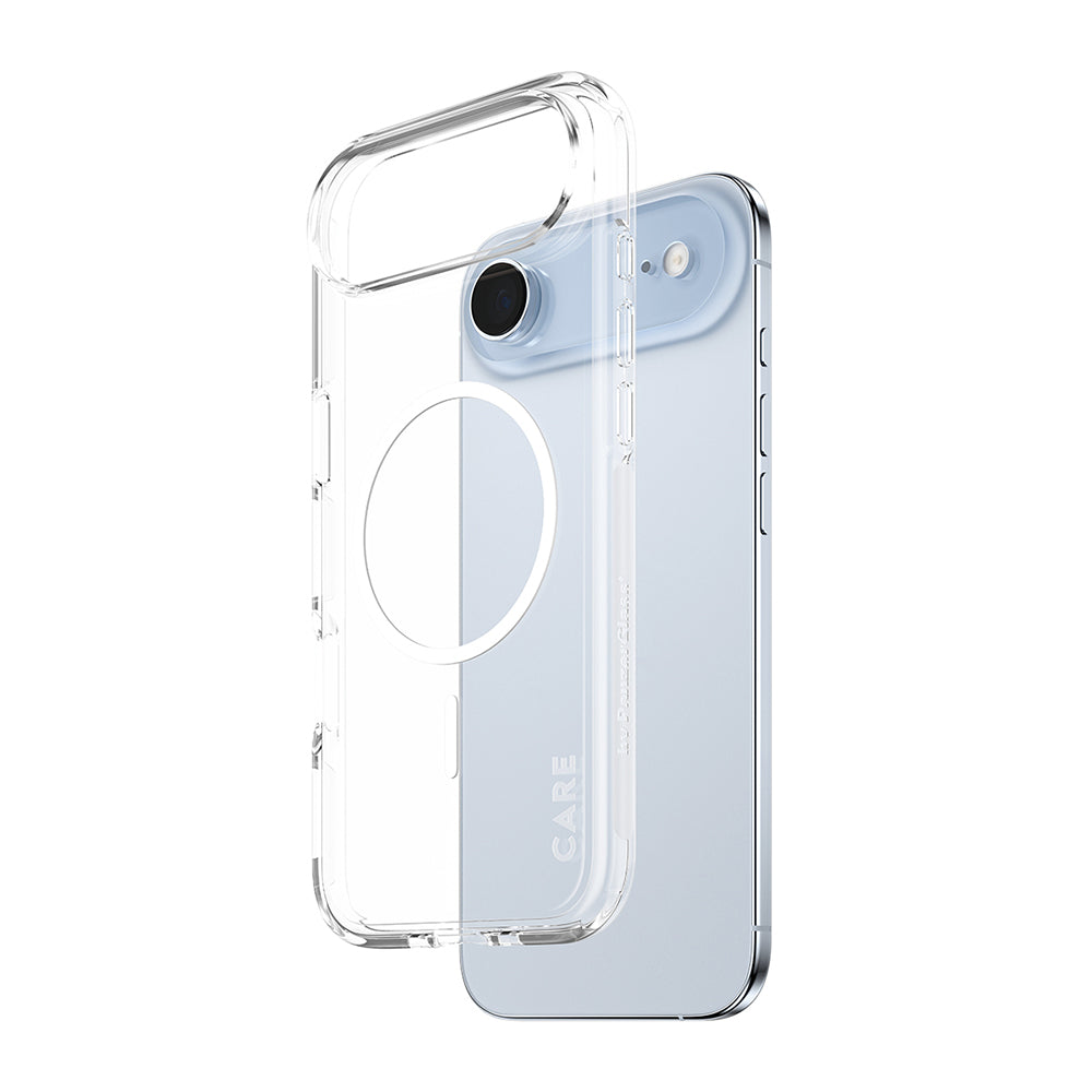 MagSafe Hülle für Apple iPhone 17 Air, PanzerGlass, Care Urban Explorer, Transparent Weiß