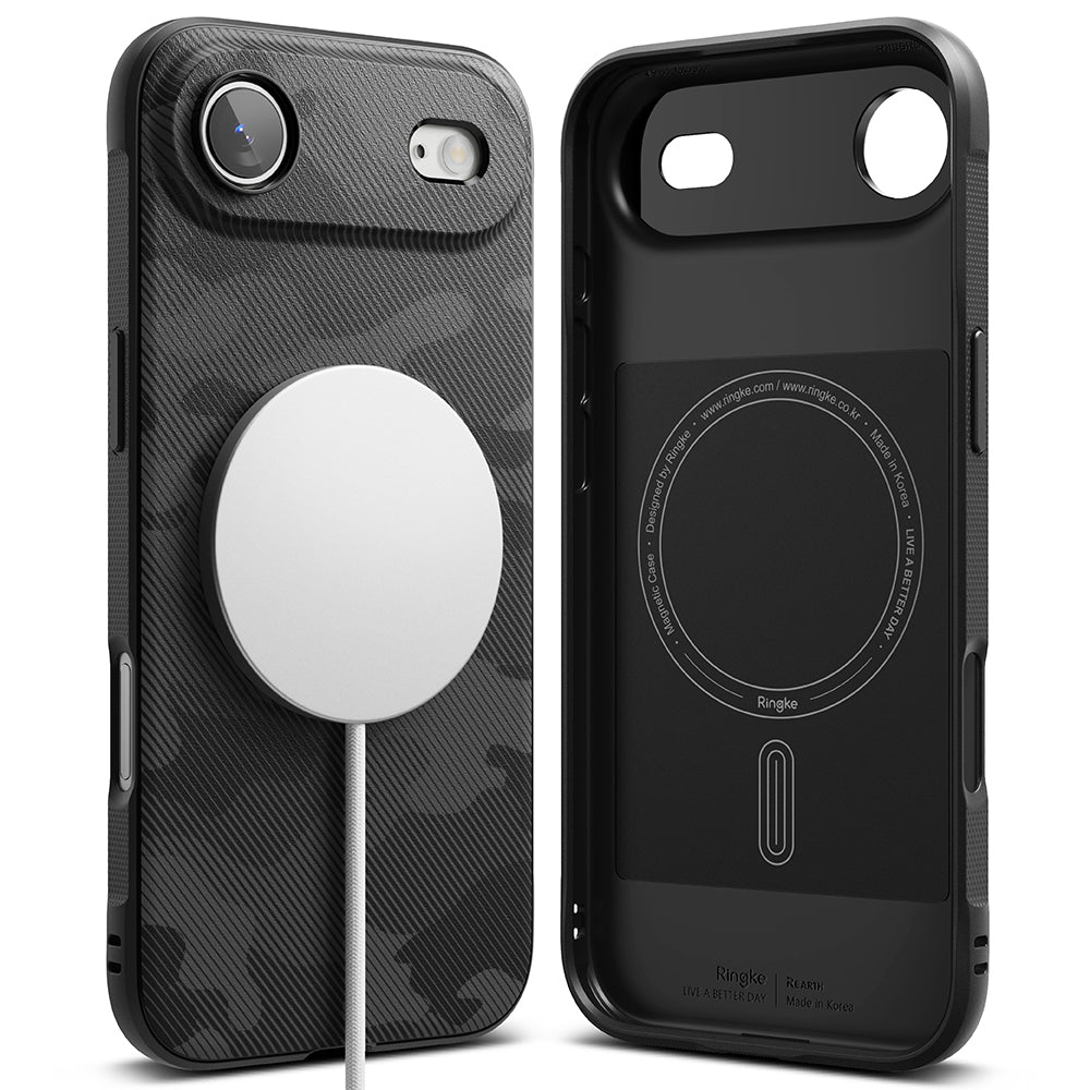 Custodia MagSafe per Apple iPhone 17 Air, Ringke, Onyx, Camuffamento