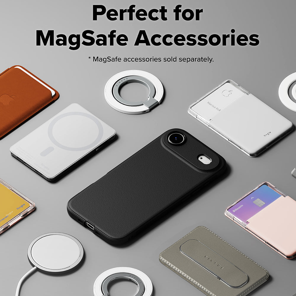 Custodia MagSafe per Apple iPhone 17 Air, Ringke, Onyx, Nera
