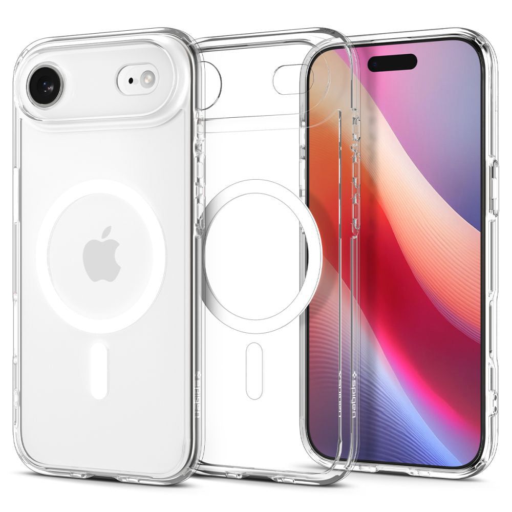 MagSafe Case for Apple iPhone 17 Air, Spigen, Ultra Hybrid, Transparent White ACS10313