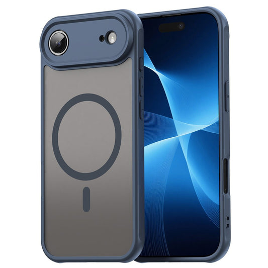 Custodia MagSafe per Apple iPhone 17 Air, Techsuit, HaloFrost II, Blu Navy