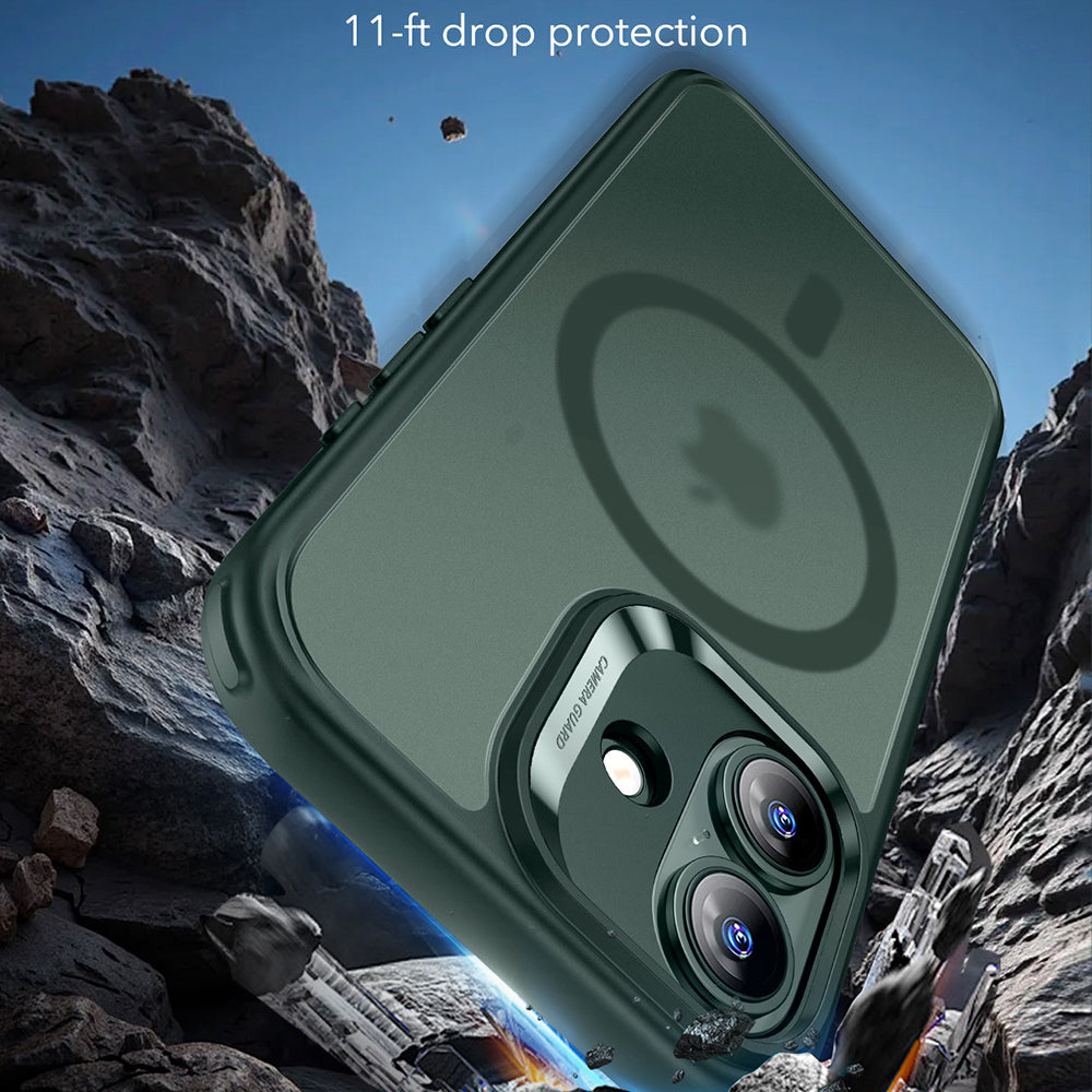 Housse MagSafe pour Apple iPhone 17, ESR, Classic Hybrid, Vert Satiné