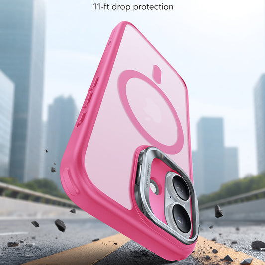 Custodia MagSafe per Apple iPhone 17, ESR, Classic Hybrid Kickstand, Rosa Satinato