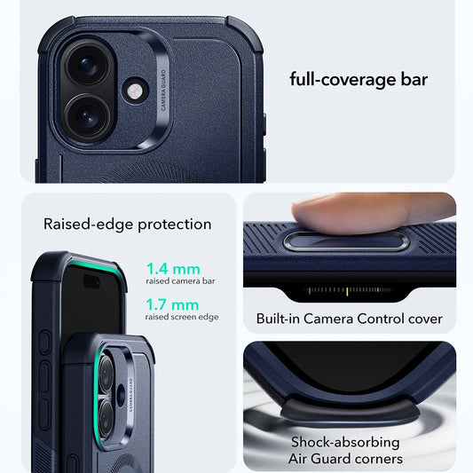 Custodia MagSafe per Apple iPhone 17, ESR, Cyber, Blu