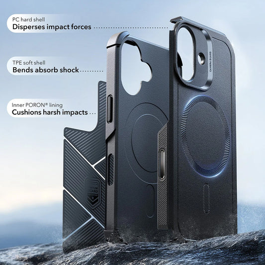 Custodia MagSafe per Apple iPhone 17, ESR, Cyber, Nera