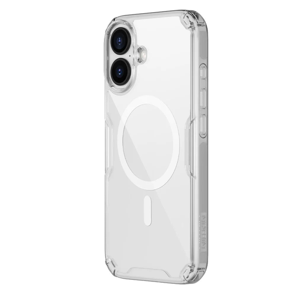 Custodia MagSafe per Apple iPhone 17, Nillkin, Nature Pro, Bianca