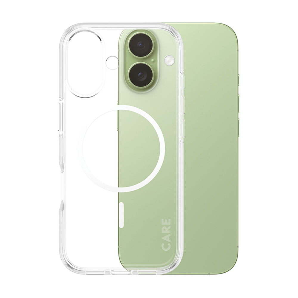 Custodia MagSafe per Apple iPhone 17, PanzerGlass, Care Urban Explorer, Trasparente Bianca