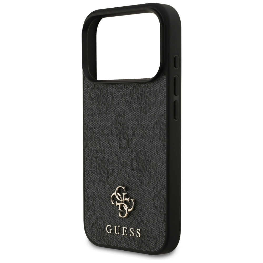 Étui MagSafe pour Apple iPhone 17 Pro, Guess, 4G Petit et Logo Classique, Noir