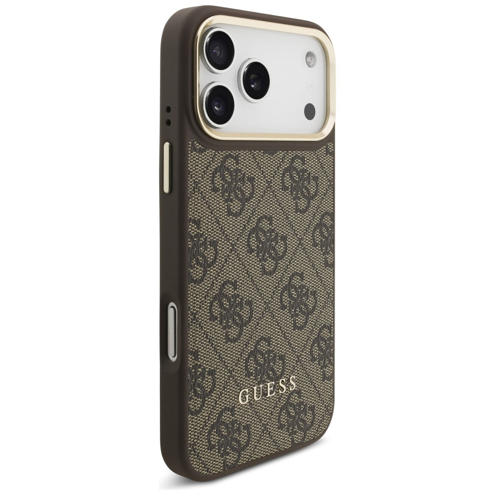 MagSafe Case for Apple iPhone 17 Pro, Guess, Cardslot 4G, Brown