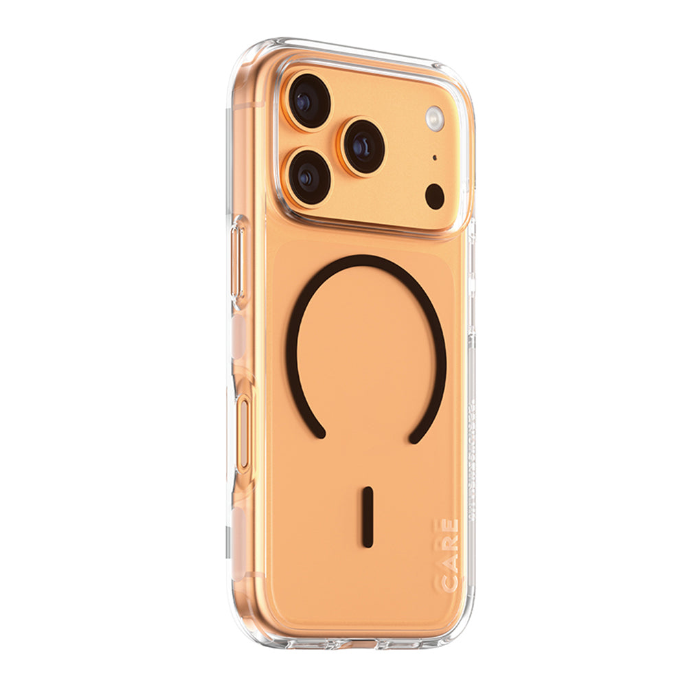Étui MagSafe pour Apple iPhone 17 Pro Max, PanzerGlass, Care Urban Explorer, Transparent Noir