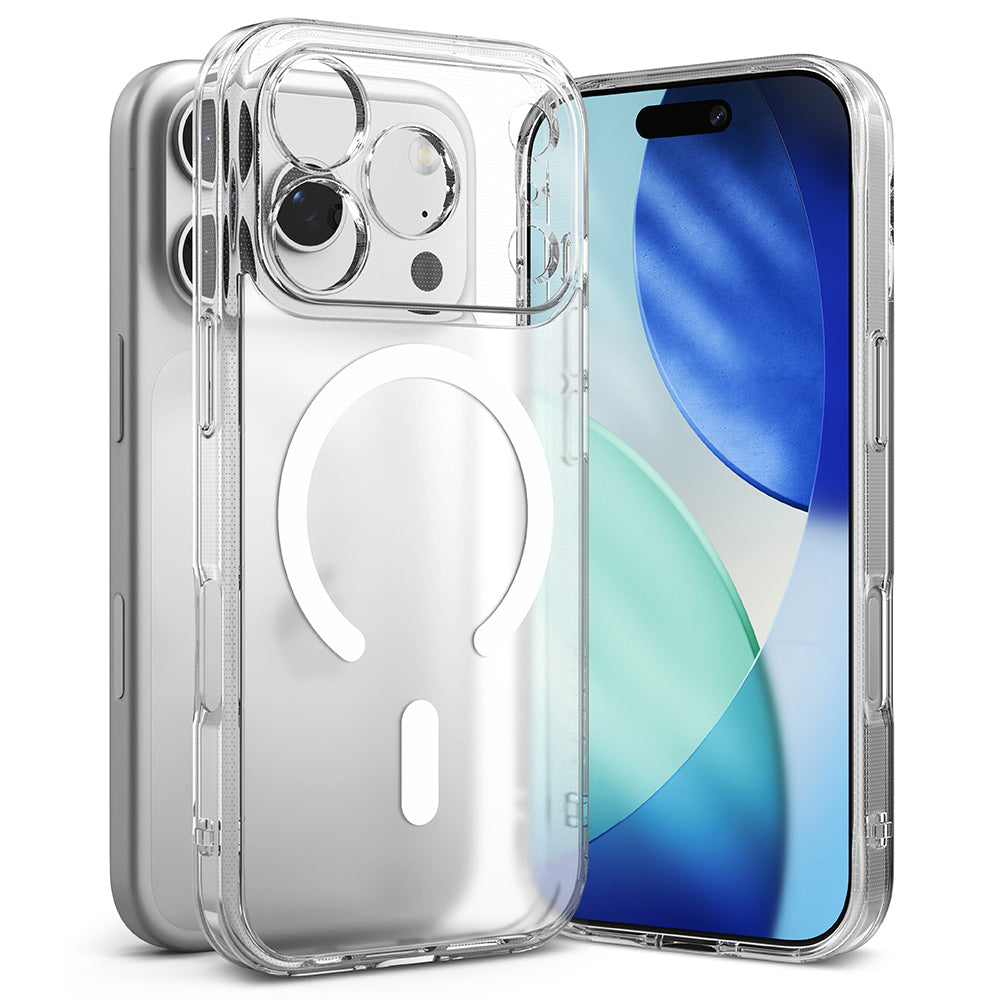 MagSafe Hülle für Apple iPhone 17 Pro Max, Ringke, Fusion, Matt Transparent