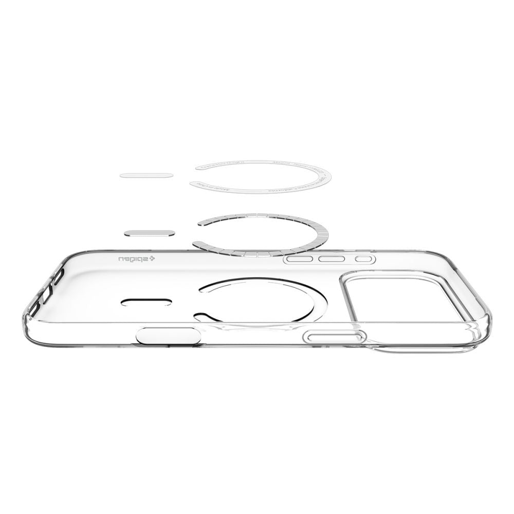 Custodia MagSafe per Apple iPhone 17 Pro Max, Spigen, Liquid Crystal, Bianca ACS10394