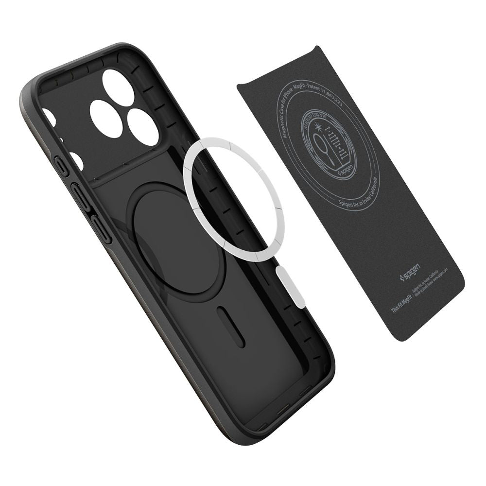 MagSafe Case for Apple iPhone 17 Pro Max, Spigen, Thin Fit, Black ACS10274