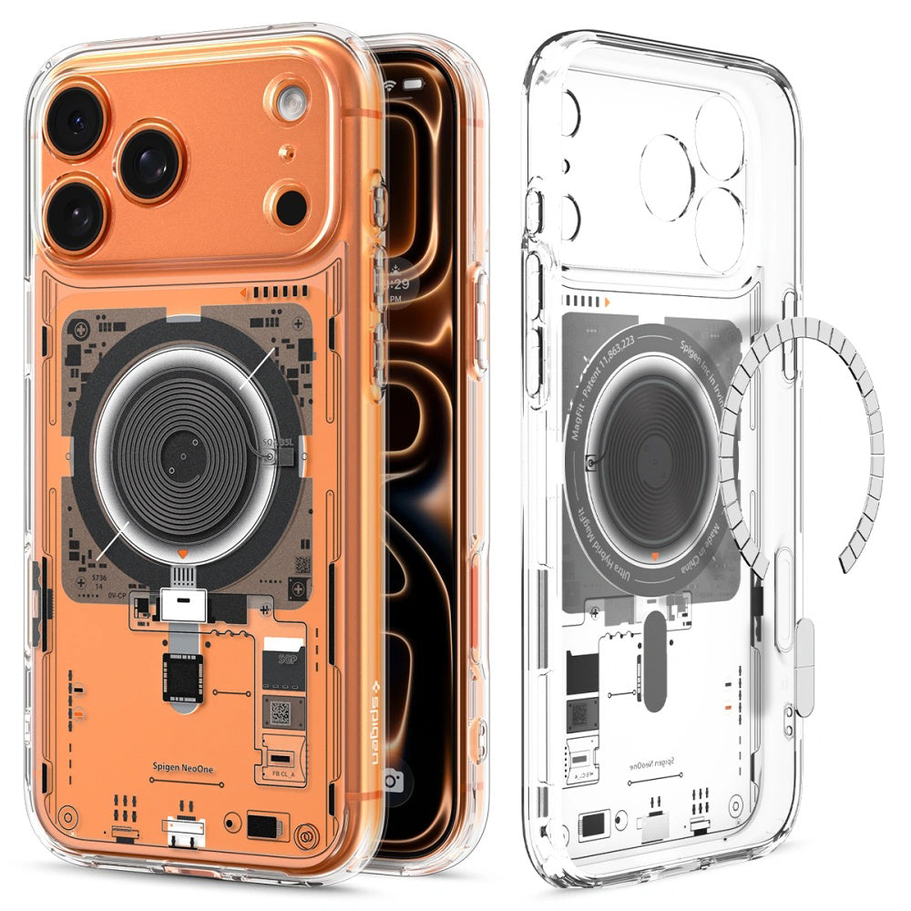 MagSafe Case for Apple iPhone 17 Pro Max, Spigen, Ultra Hybrid Neo One, Transparent ACS10290