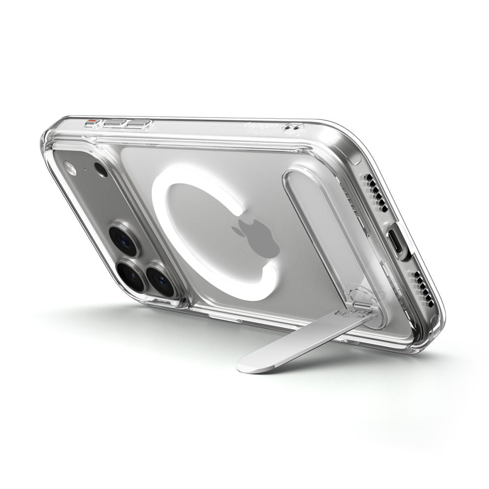 Custodia MagSafe per Apple iPhone 17 Pro Max, Spigen, Ultra Hybrid S, Trasparente