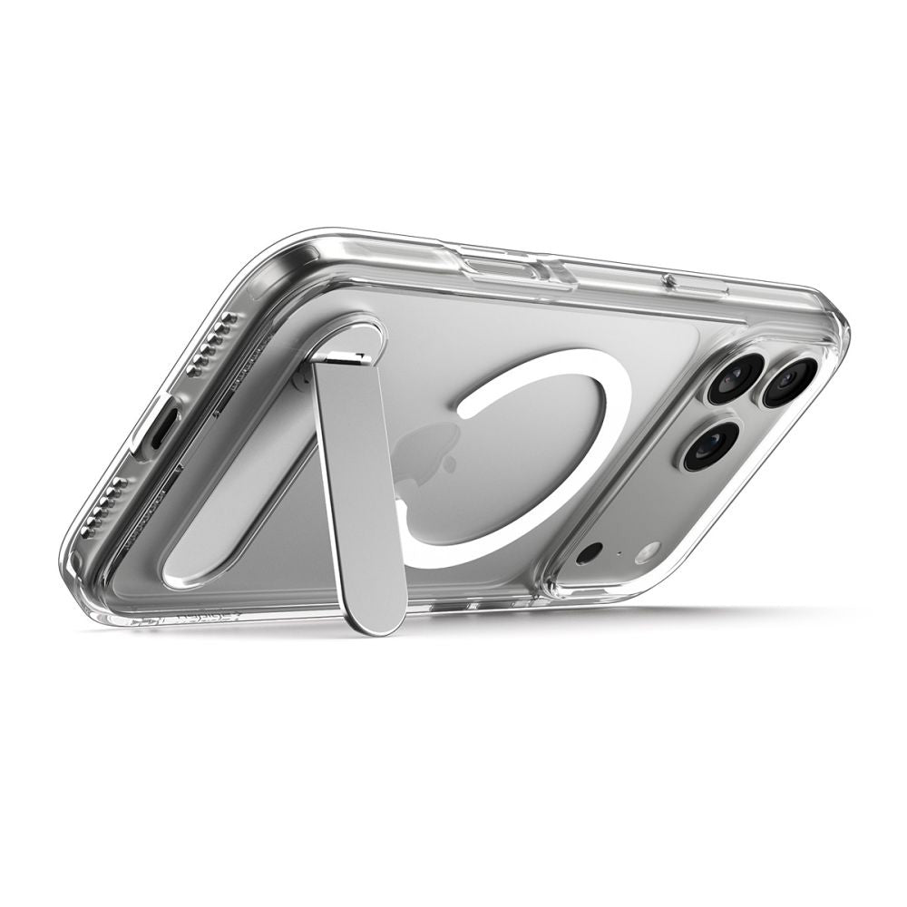 Custodia MagSafe per Apple iPhone 17 Pro Max, Spigen, Ultra Hybrid S, Trasparente