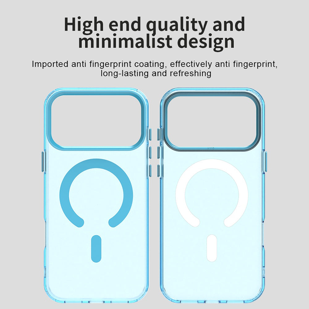 Custodia MagSafe per Apple iPhone 17 Pro Max, Techsuit, CandyCase, Blu