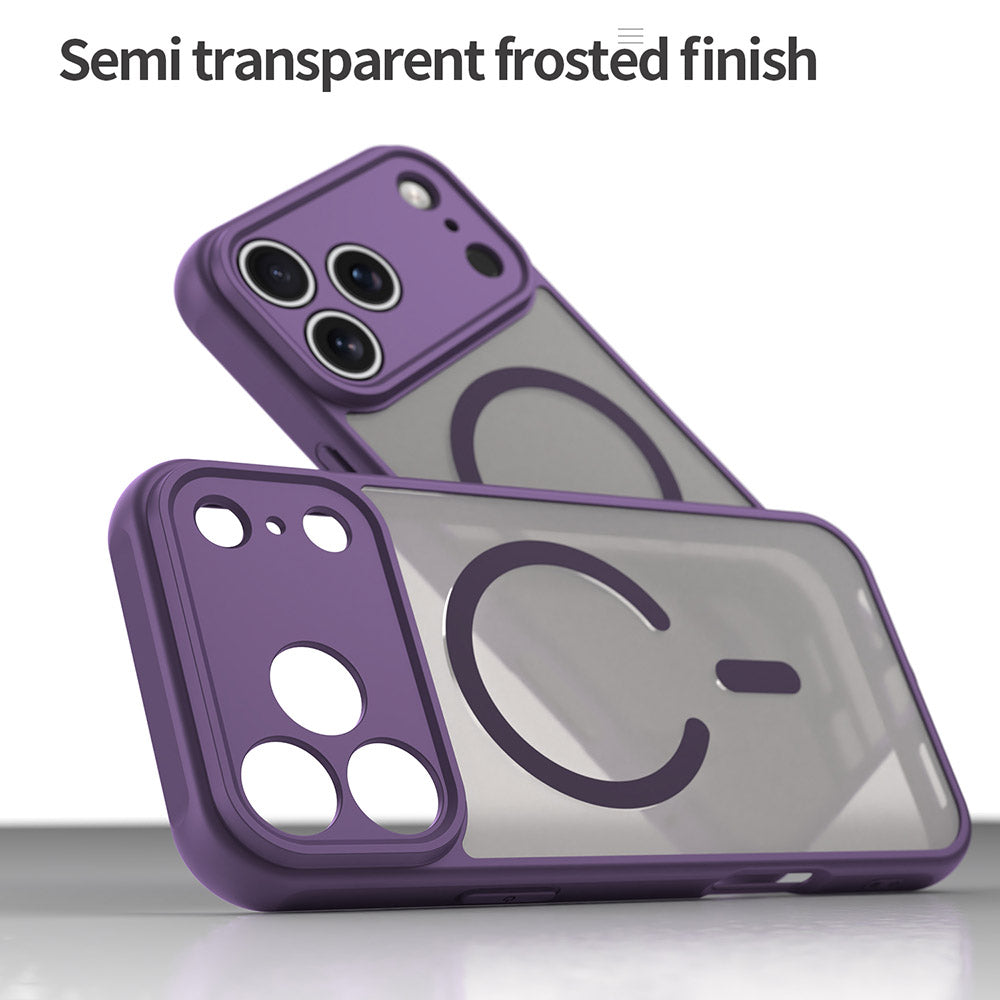 Custodia MagSafe per Apple iPhone 17 Pro Max, Techsuit, HaloFrost II, Viola