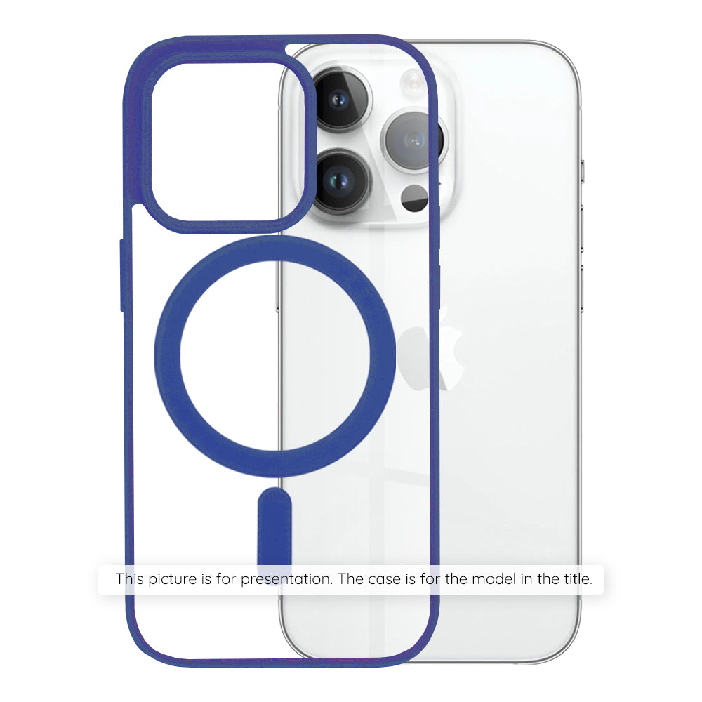 Coque MagSafe pour Apple iPhone 17 Pro Max, Techsuit, Pro, Bleue