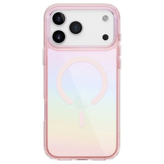MagSafe Hülle für Apple iPhone 17 Pro Max, UNIQ, Iridescia MagClick, Pastellblau
