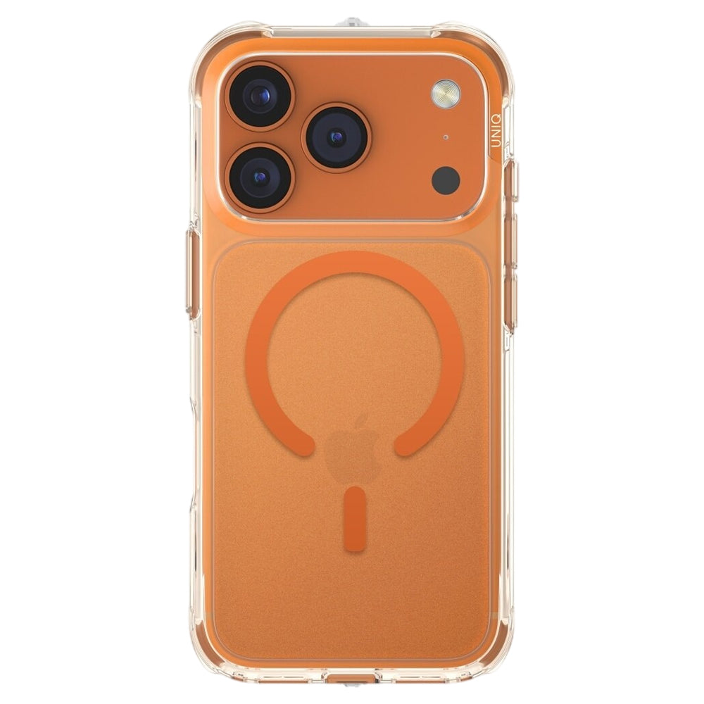 Étui MagSafe pour Apple iPhone 17 Pro Max, UNIQ, LifePro Xtreme MagClick, Orange