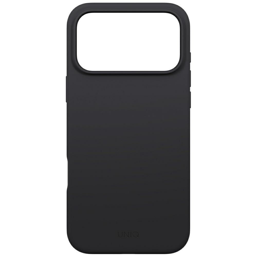 Custodia MagSafe per Apple iPhone 17 Pro Max, UNIQ, Lino MagClick, Nera