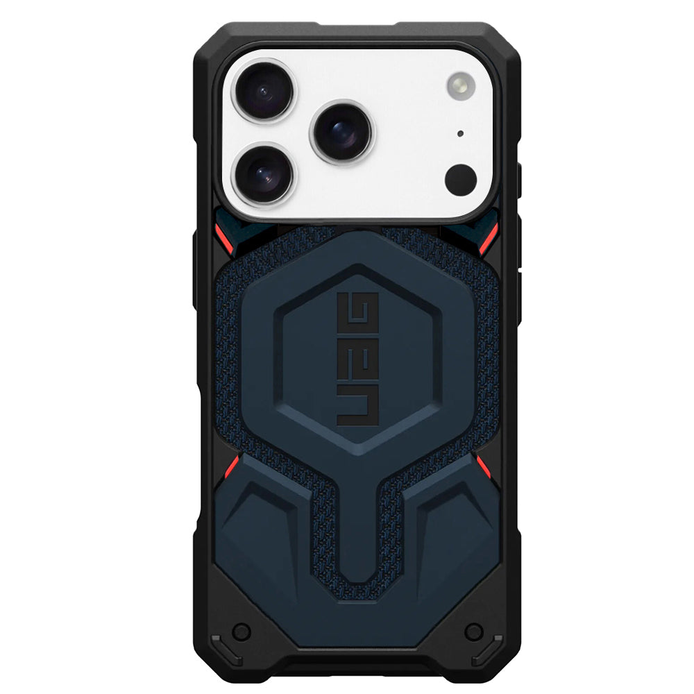 MagSafe Hülle für Apple iPhone 17 Pro Max, Urban Armor Gear, Monarch Pro Kevlar, Marineblau