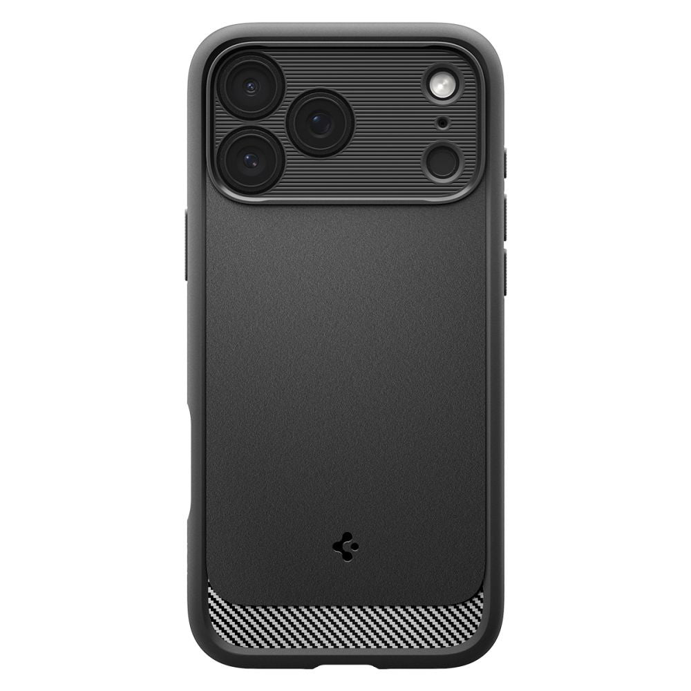 Custodia MagSafe per Apple iPhone 17 Pro, Spigen, Rugged Armor, Nero Opaco ACS10329