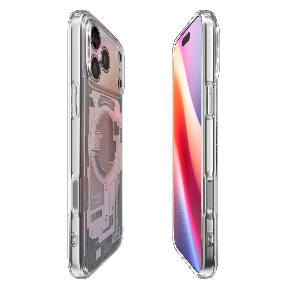 Custodia MagSafe per Apple iPhone 17 Pro, Spigen, Ultra Hybrid Zero One, Bianca ACS10351