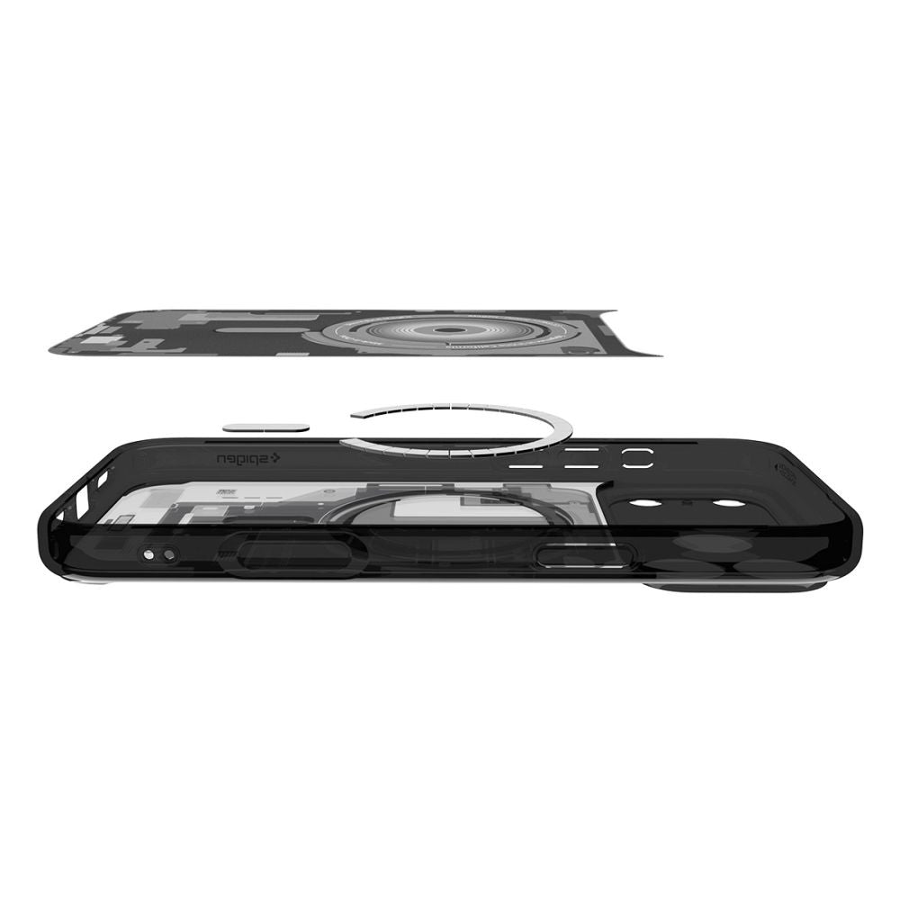 Étui MagSafe pour Apple iPhone 17 Pro, Spigen, Ultra Hybrid Zero One, Noir ACS10353