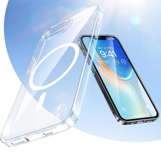 MagSafe Hülle für Apple iPhone 17 Pro, Torras, SlimFit, Transparent