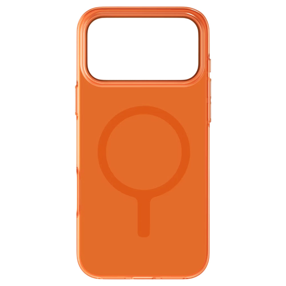 Coque MagSafe pour Apple iPhone 17 Pro, UNIQ, Clario MagClick, Orange