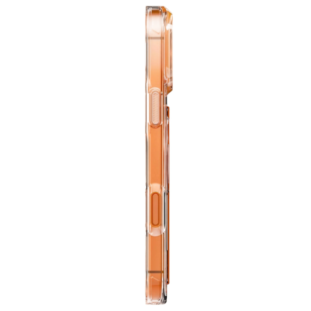 Coque MagSafe pour Apple iPhone 17 Pro, UNIQ, Heldro Air MagClick, Gris Transparent