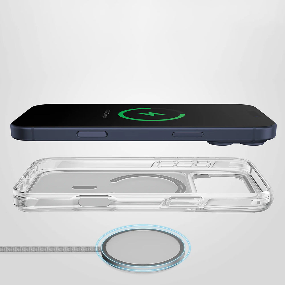 Custodia MagSafe per Apple iPhone 17 Pro, UNIQ, LifePro Xtreme MagClick, Nera