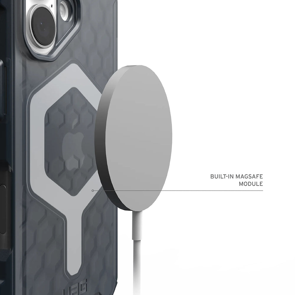 Custodia MagSafe per Apple iPhone 17 Pro, Urban Armor Gear, Essential Armor, Grigio