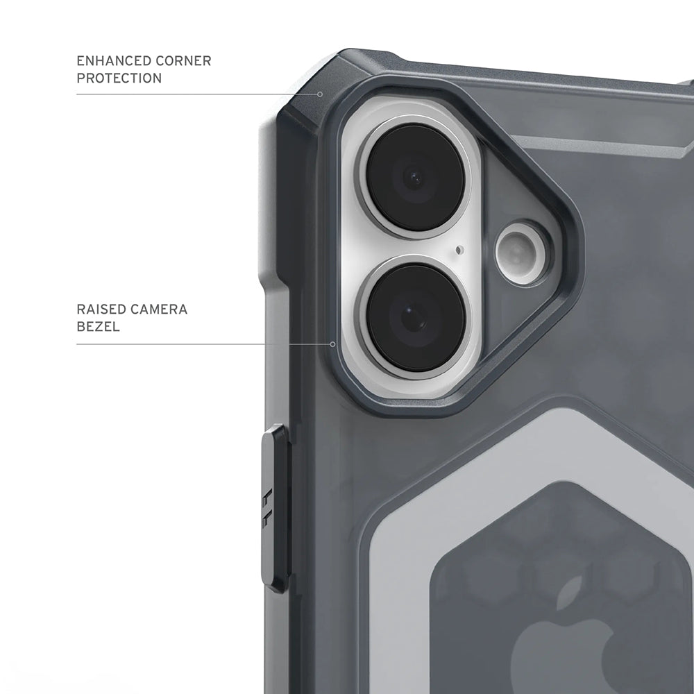 Custodia MagSafe per Apple iPhone 17 Pro, Urban Armor Gear, Essential Armor, Grigio