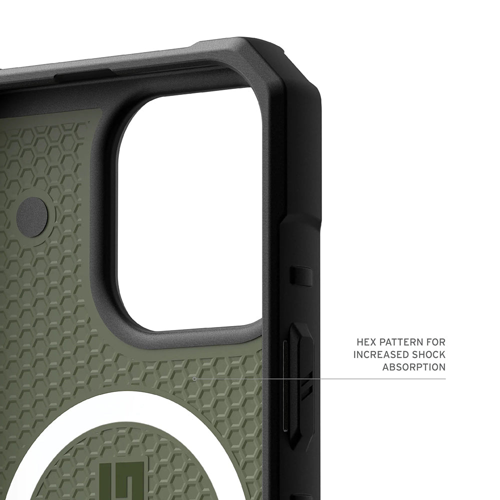 Custodia MagSafe per Apple iPhone 17 Pro, Urban Armor Gear, Pathfinder, Verde