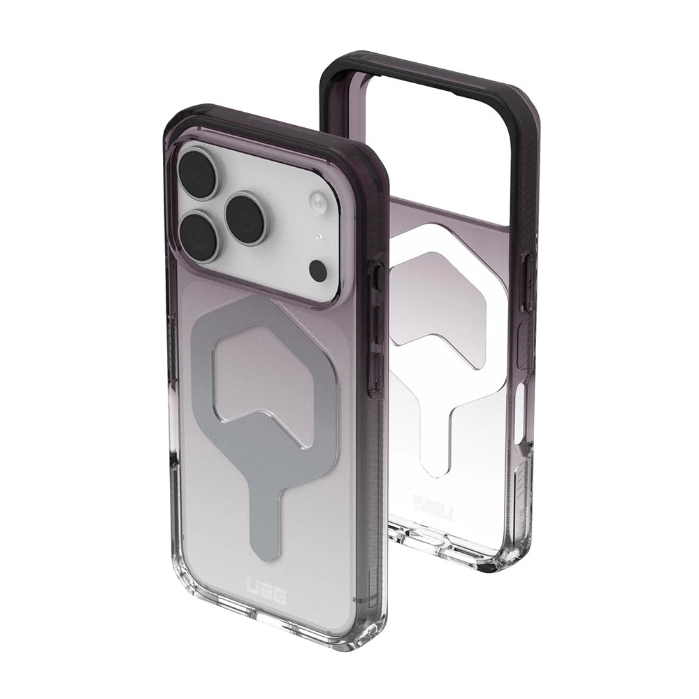 Custodia MagSafe per Apple iPhone 17 Pro, Urban Armor Gear, Plyo, Nera Trasparente