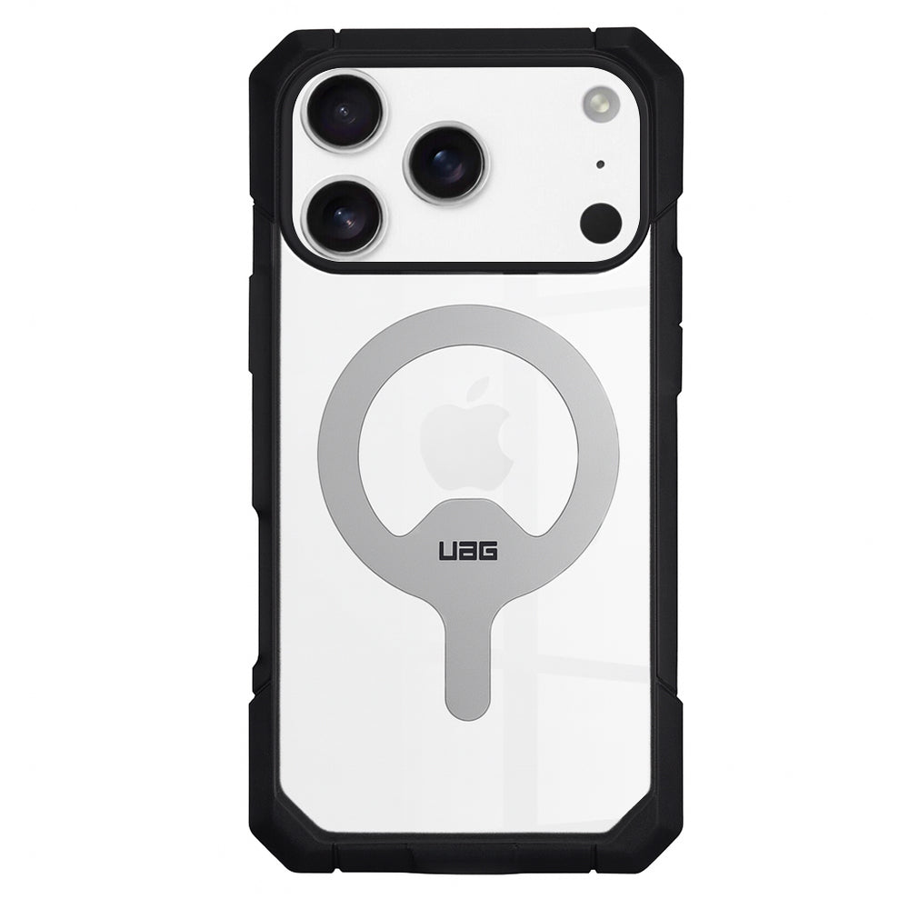 MagSafe Case for Apple iPhone 17 Pro, Urban Armor Gear, Trooper, Transparent Gray